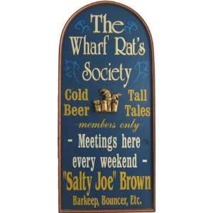  The Wharf Rats Society Tombstone Design Personalized 