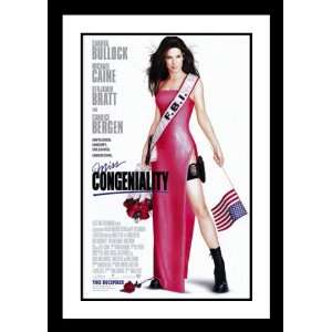 Miss Congeniality Framed and Double Matted 32x45 Movie Poster  
