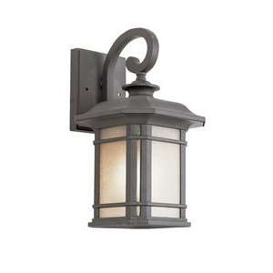 Trans Globe PL 5820 BK Corner Window   One Light Outdoor Wall Lantern 