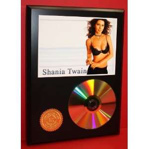  Shania Twain 24kt Gold Cool Music Art CD Disc Display   Music 