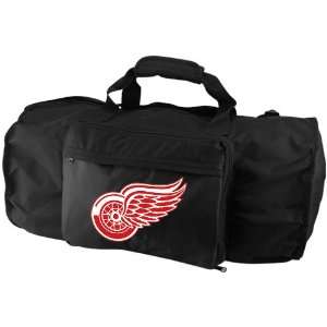  NHL Detroit Red Wings Black Fold Away Duffel Travel Pack 