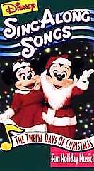   Sing Along Songs   The Twelve Days of Christmas VHS, 1997  
