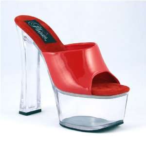  Pleaser Viva 601 6.5 Inch Block Heel With 2.25 Inch 