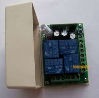 12V Wireless 4 Channel Remote control Switch Module  