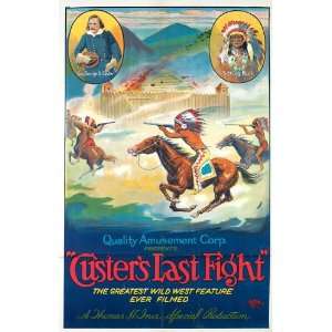    ???Custer???s Last Fight??? Movie Poster   1912
