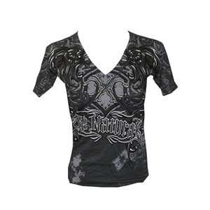 Xtreme Couture Womens Beast Baby V Neck T Shirt  Sports 