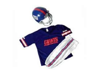  New York Giants Youth NFL Team Helmet and Uniform Set 