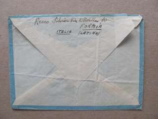 1948 Formia,Italy Airmail Cover to USA,Good Risorgimento Stamps  