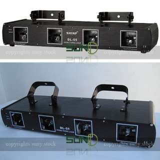 HOT SHINP 420mw 4 Lens RGPY DMX Laser show system Stage Lighting DJ 