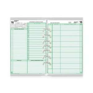  Day Timer 10801 0801 Planner Refill, 2 Page/Day, Dated, 8 