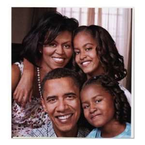 Barack Obama Family Poster by Elenne 