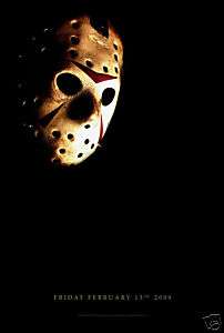 FRIDAY THE 13TH (2009) 27x40 PROMO #3 MOVIE POSTER  