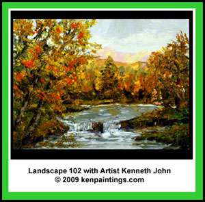 Landscape Oil Painting 102 Art Instruction Video DVD  