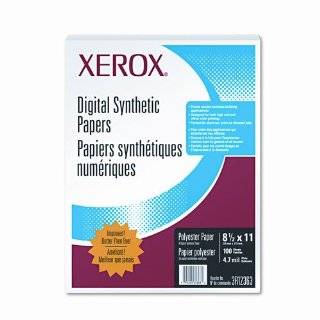 xerox products xerox polyester paper 8 1 2 x 11 white 100 box sold as 
