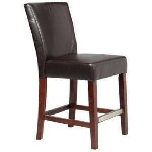  Powell Axelrod Dark Brown 24 High Parsons Counter Stool 