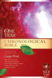  One Year Chronological Bible NLT by Tyndale, Tyndale 