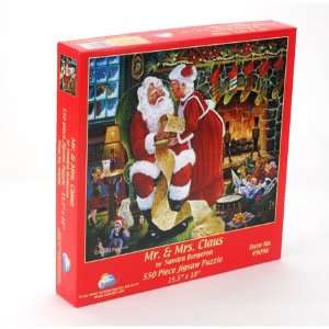  Mr & Mrs. Claus 550pc Jigsaw Puzzle Toys & Games
