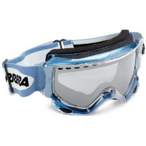 New Carrera XChange Ski Snow Goggle Light Blue w/ Silver Flash & Polar 