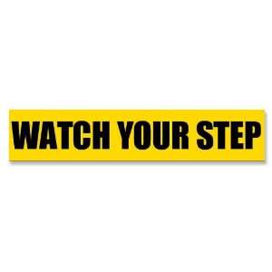  LARGE Watch Your Step Business Safety Sticker Everything 