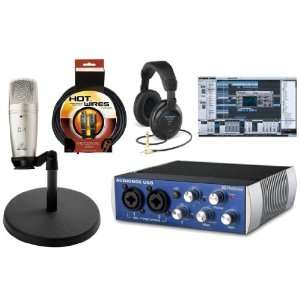   Studio One Artist Recording Software, Samson CH700 Studio Headphones