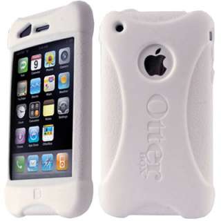 White Otterbox Impact Silicone Skin Case Cover for AT&T Apple iPhone 