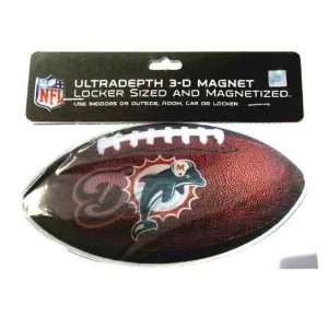  Miami Dolphins 3D Football Magnet Case Pack 72 Sports 