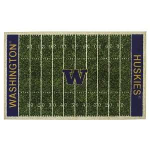  University of Washington Huskies Football Field Rug