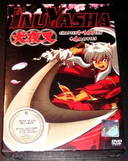 DVD Inuyasha Chapter 1   167 End + 4 Movie Box Set  
