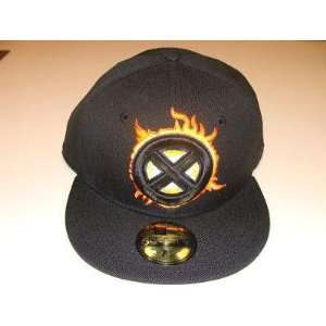 X Men New Era Hat Cap 7 3/4 Logoclipse Black Marvel NWT 