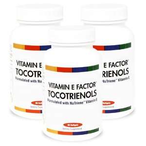 VITAMIN E FACTOR® TOCOTRIENOLS Advanced Vitamin E Formula by Yasoo (3 