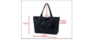 New Womens PU Leather Handbag Tote Bag Shoulder Bag Pocket  