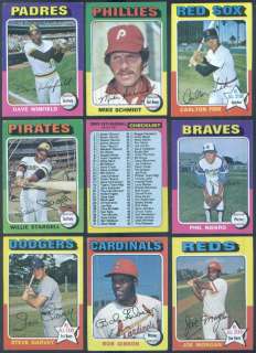 1975 Topps Complete Baseball SET Brett Yount Aaron Ryan Schmidt Rose 
