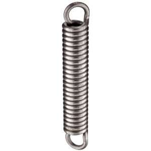  T32670 Music Wire Extension Spring, Steel, Metric, 14 mm OD, 2.8 mm 