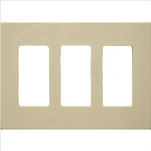   Decorator Screwless Snap In Wallplates Ivory 80910