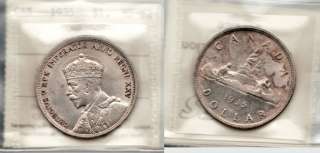 1935 Silver $1 Canadian ~ Mint State ++  