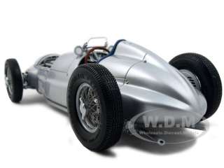   diecast model of 1939 mercedes w 165 silver die cast car by cmc has