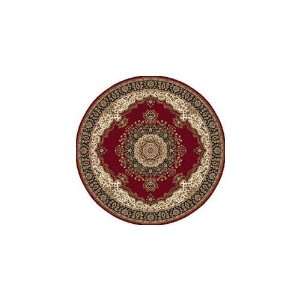  Home Dynamix Regency 8329 Red Traditional Round Rug   8329 