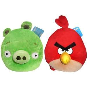  Angry Birds Plush 12 Backpack Set Of 2 Toys & Games