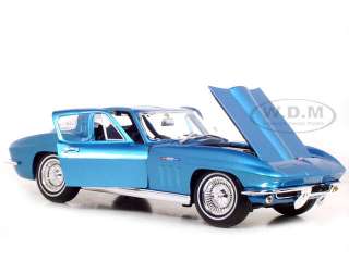 Brand new 118 scale diecast 1965 Chevrolet Corvette Blue by Maisto.