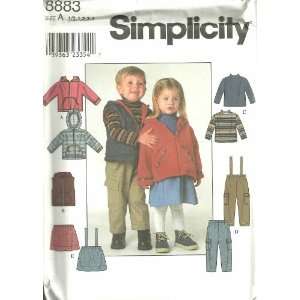   And Knit Top (Simplicity Sewing Pattern 8883, Size 1/2, 1, 2, 3, 4