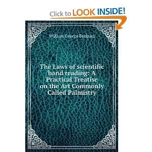   on the Art Commonly Called Palmistry William George Benham Books