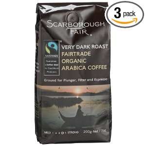 Scarborough Fair Organic Fair Trade Gourmet Coffee, Very Dark Roast 