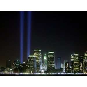  The Twin Lights Memorial Rises Above the New York City 