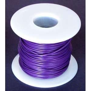  18 Ga. Purple Hook Up Wire, Solid 100 Electronics