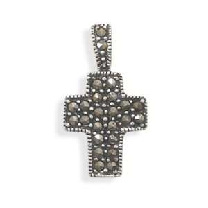  Marcasite Cross Pendant Jewelry