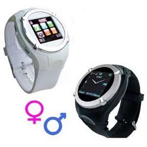 Sports Wrist Watch Cell Phone 1.5 Inch Touch Screen Quad Band Camera 