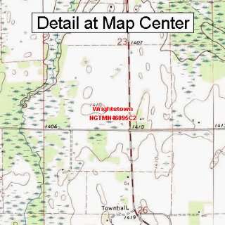 USGS Topographic Quadrangle Map   Wrightstown, Minnesota (Folded 