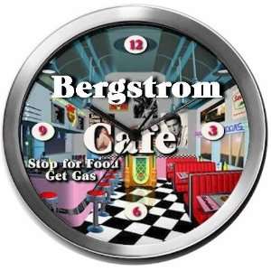  BERGSTROM 14 Inch Cafe Metal Clock Quartz Movement 