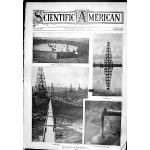  1905 Scientific American Oil Fields Building 35,000 Barrel 