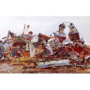   Sargent   32 x 20 inches   The Wrecked Sugar Refinery